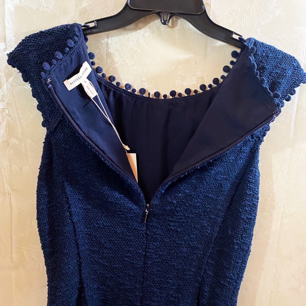 Classy Navy Boucle Dress NWT - Picture 5 of 5